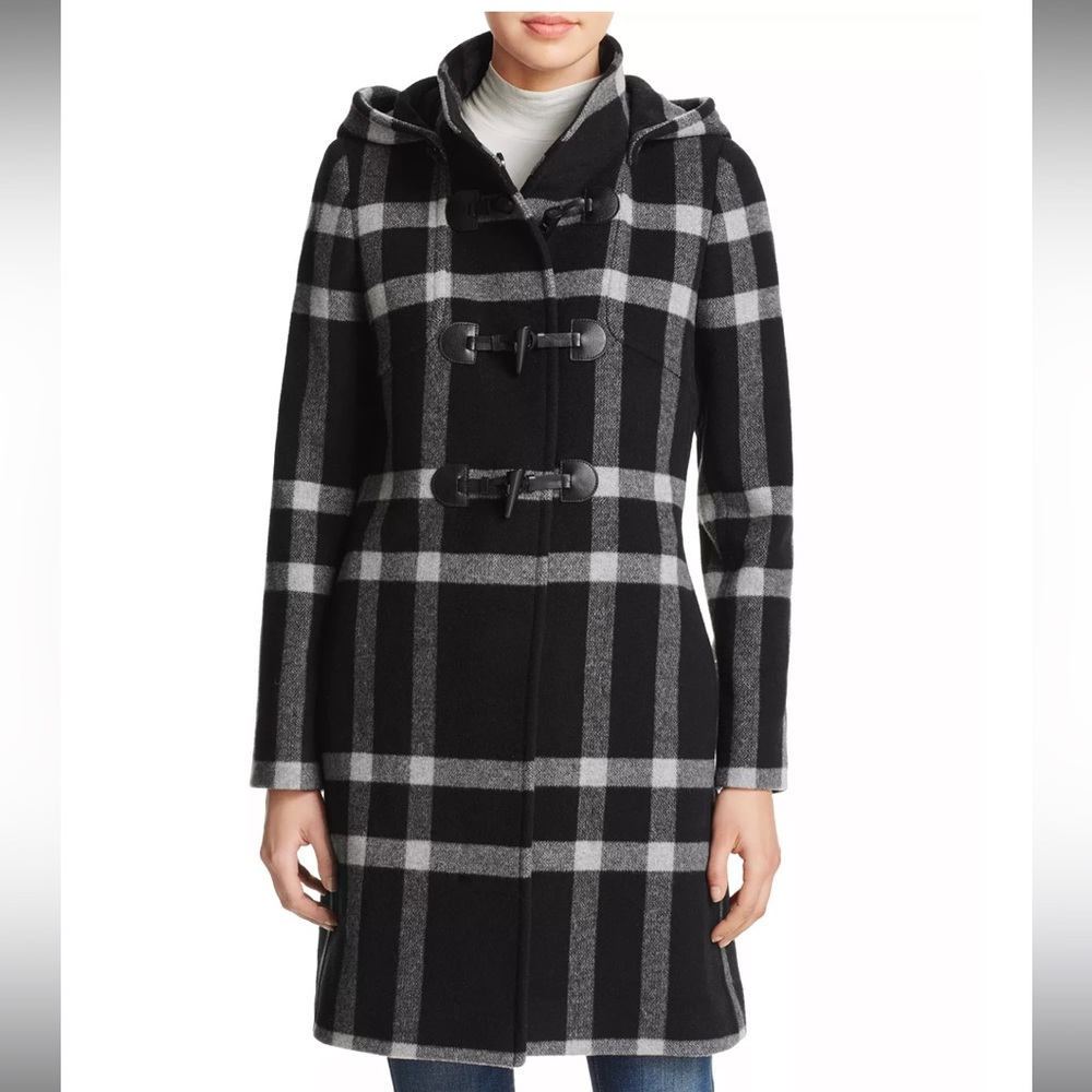 Cinzia Rocca plaid toggle coat